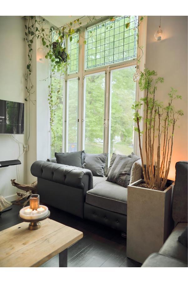 Lovely, 1898 Jugendstil Design Apartment, Old Haarlem City Centre, Fully Renovated With Parkview Near Amsterdam And Zandvoort, Bloemendaal Beach エクステリア 写真
